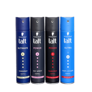 اسپری حالت دهنده و نگهدارنده قوی taft در 4 مدل